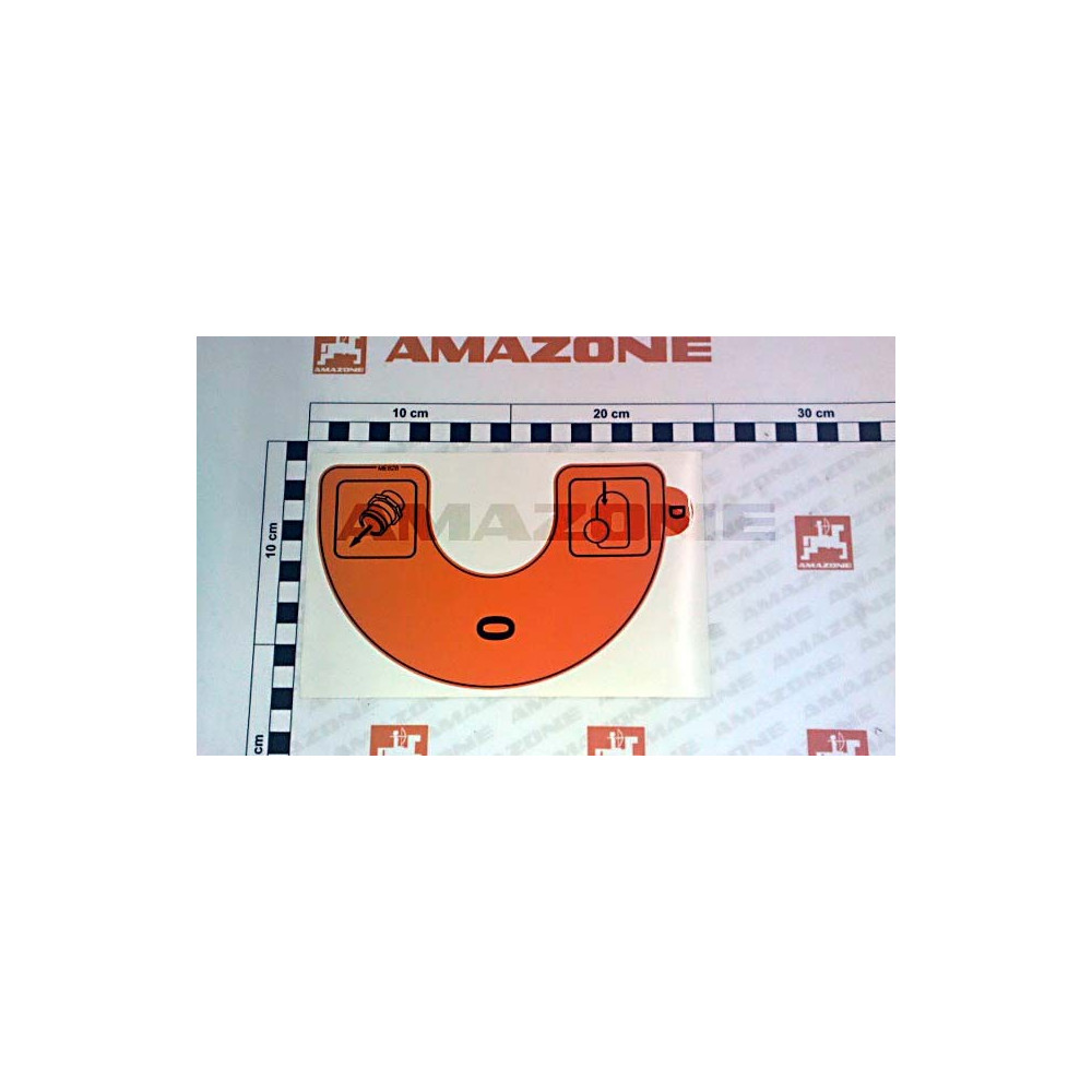 Autocollant vanne agitation ME828 Amazone