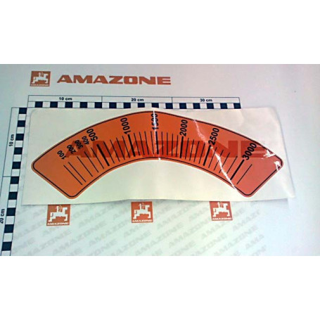 Autocollant graduation Réf. ME834 - AMAZONE Autocollant graduation Réf. ME834 - AMAZONE