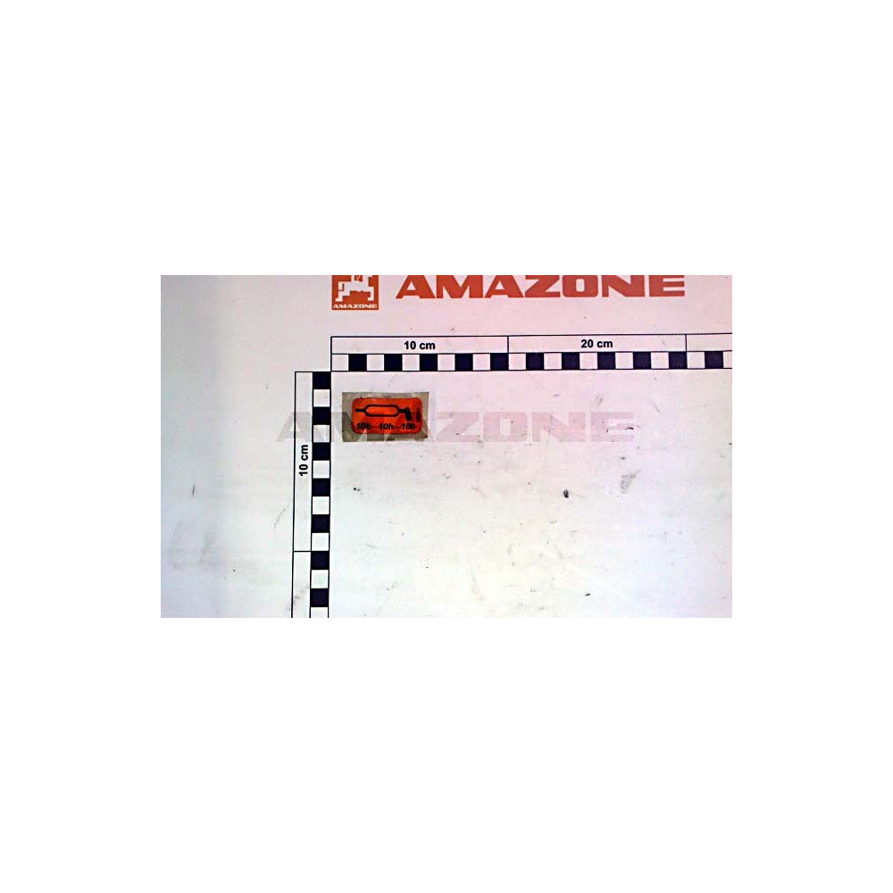 Autocollant graissage ME859 Amazone