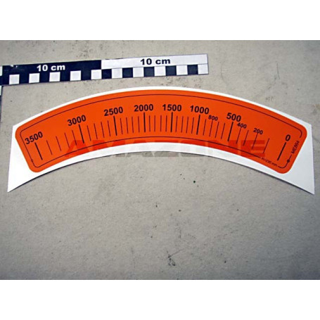 AUTOCOLLANT NIVEAU CUVE 0-_3500 Réf. ME864 AMAZONE