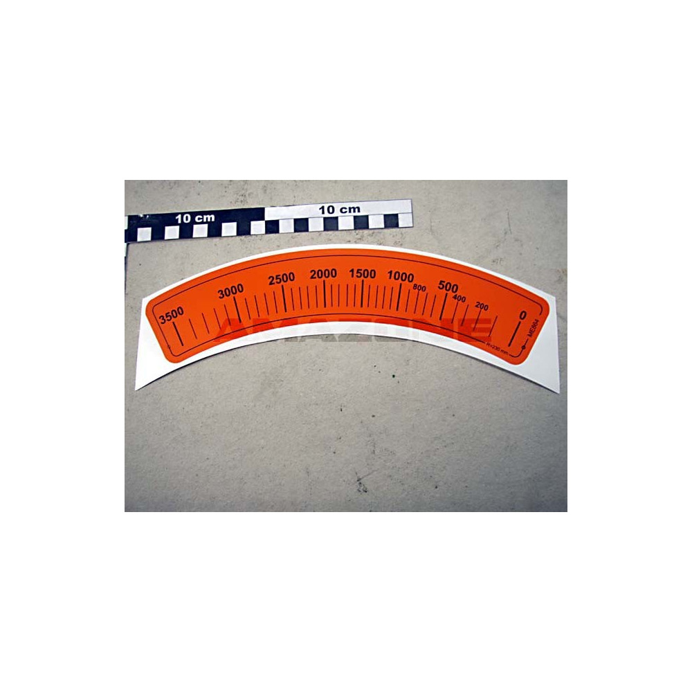 Autocollant niveau cuve 0-_3500 ME864 Amazone