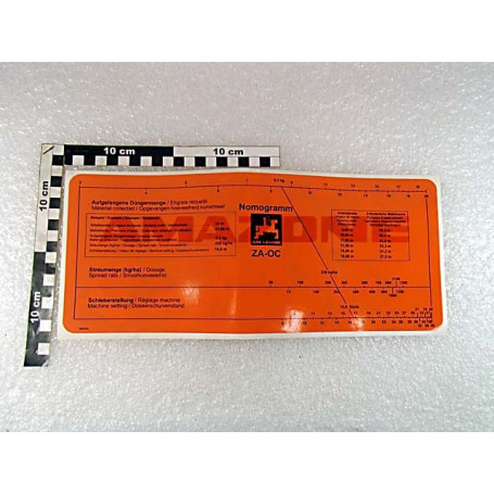 Autocollant d'indication Réf. ME908 - AMAZONE Autocollant d'indication Réf. ME908 - AMAZONE