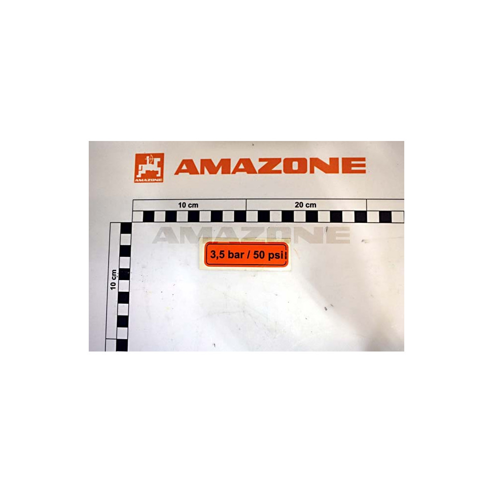 Autocollant 3,5 BAR / 50 PSI ME980 Amazone