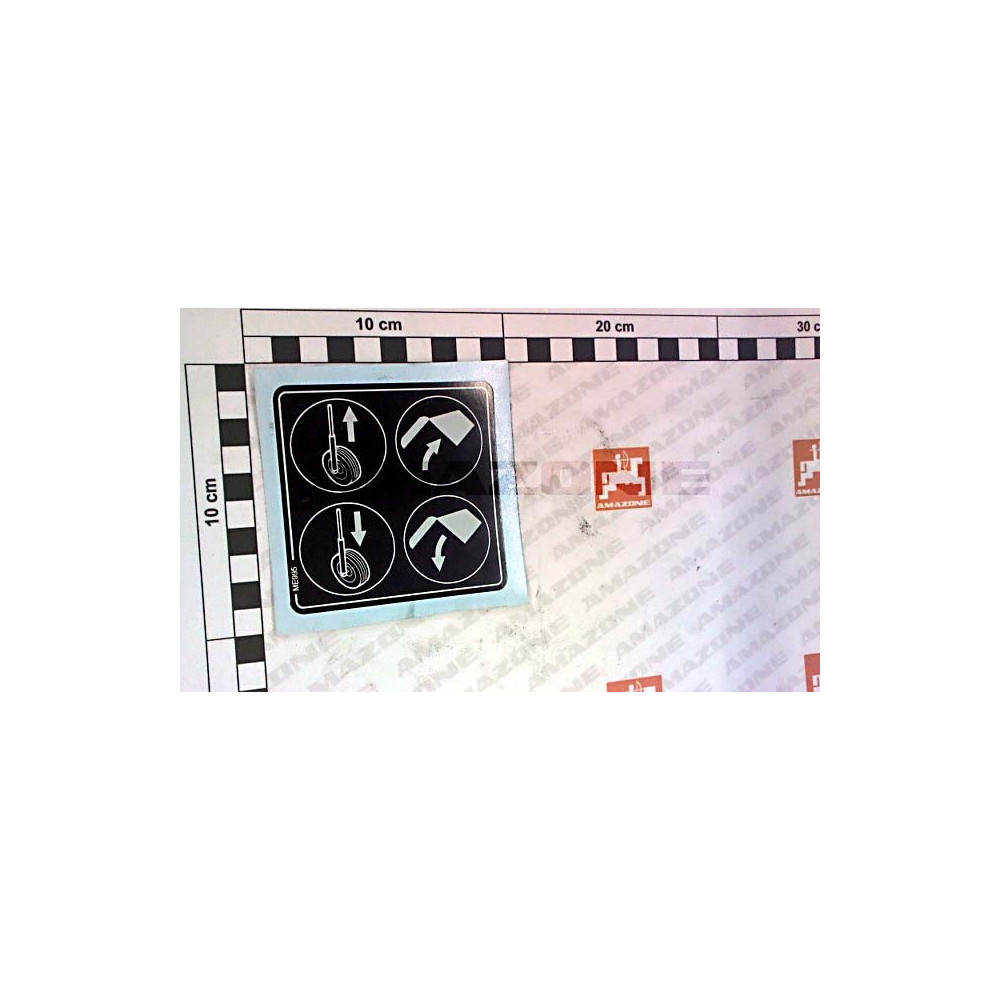 Autocollant PH bennage ME995 Amazone