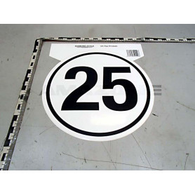 Autocollant 25 km/h MF036 Amazone