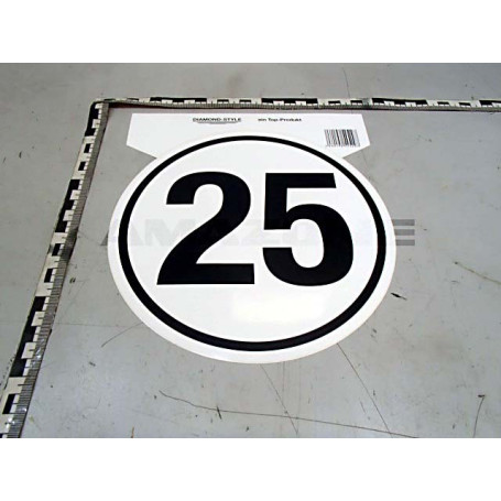 AUTOCOLLANT 25 KM/H Réf. MF036 AMAZONE AUTOCOLLANT 25 KM/H Réf. MF036 AMAZONE