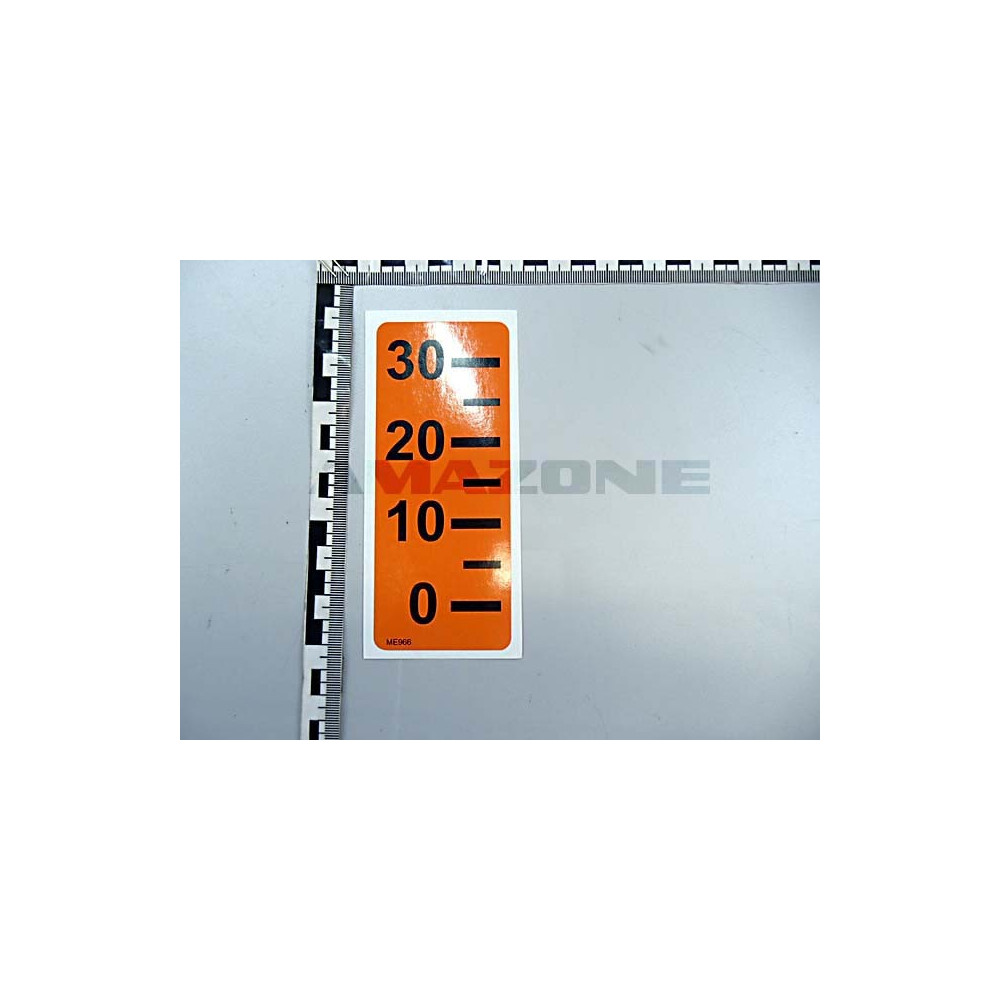  AUTOCOLLANT GRADUATION CENIUS TX Réf. ME966 AMAZONE
