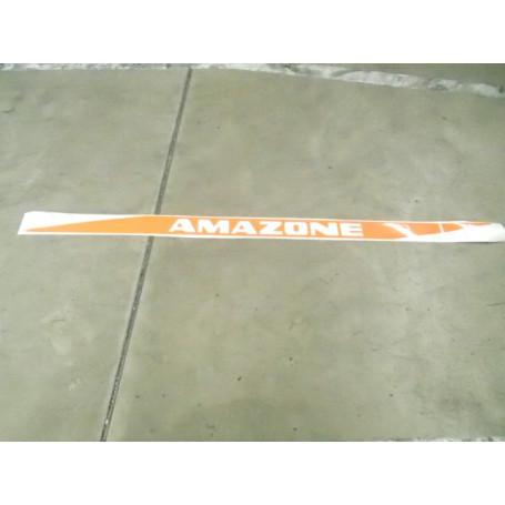 Autocollant amazone blanc/orange Réf. MF1050 - AMAZONE Autocollant amazone blanc/orange Réf. MF1050 - AMAZONE