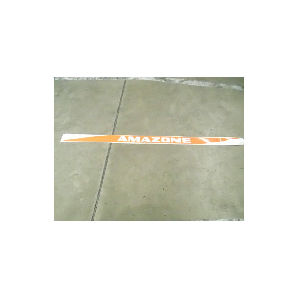 Autocollant amazone blanc/orange MF1050 Amazone