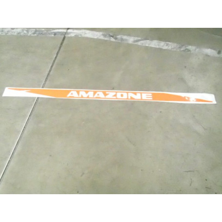 Autocollant "AMAZONE" orange Réf. MF1051 - AMAZONE Autocollant "AMAZONE" orange Réf. MF1051 - AMAZONE