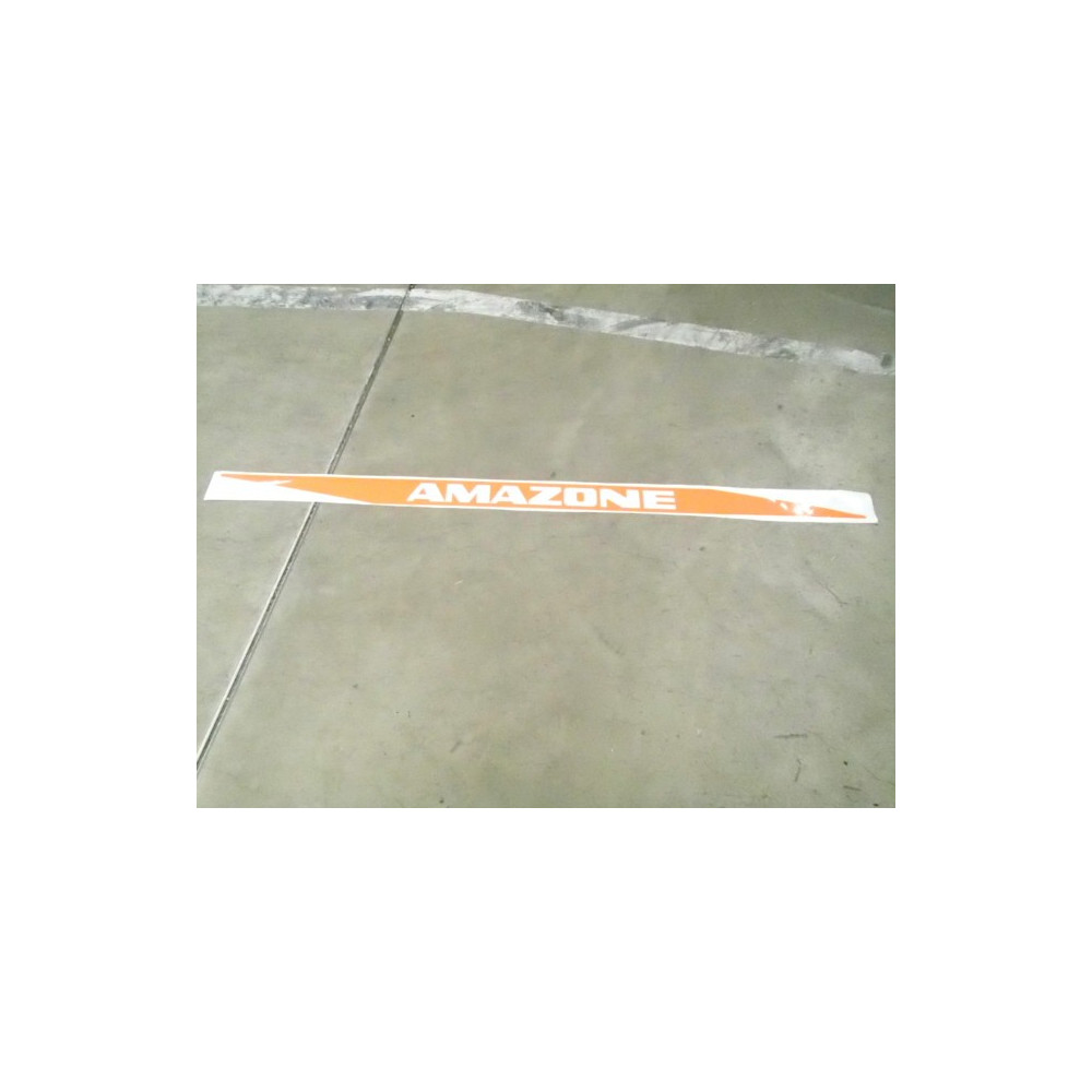 Autocollant "AMAZONE" orange MF1051 Amazone