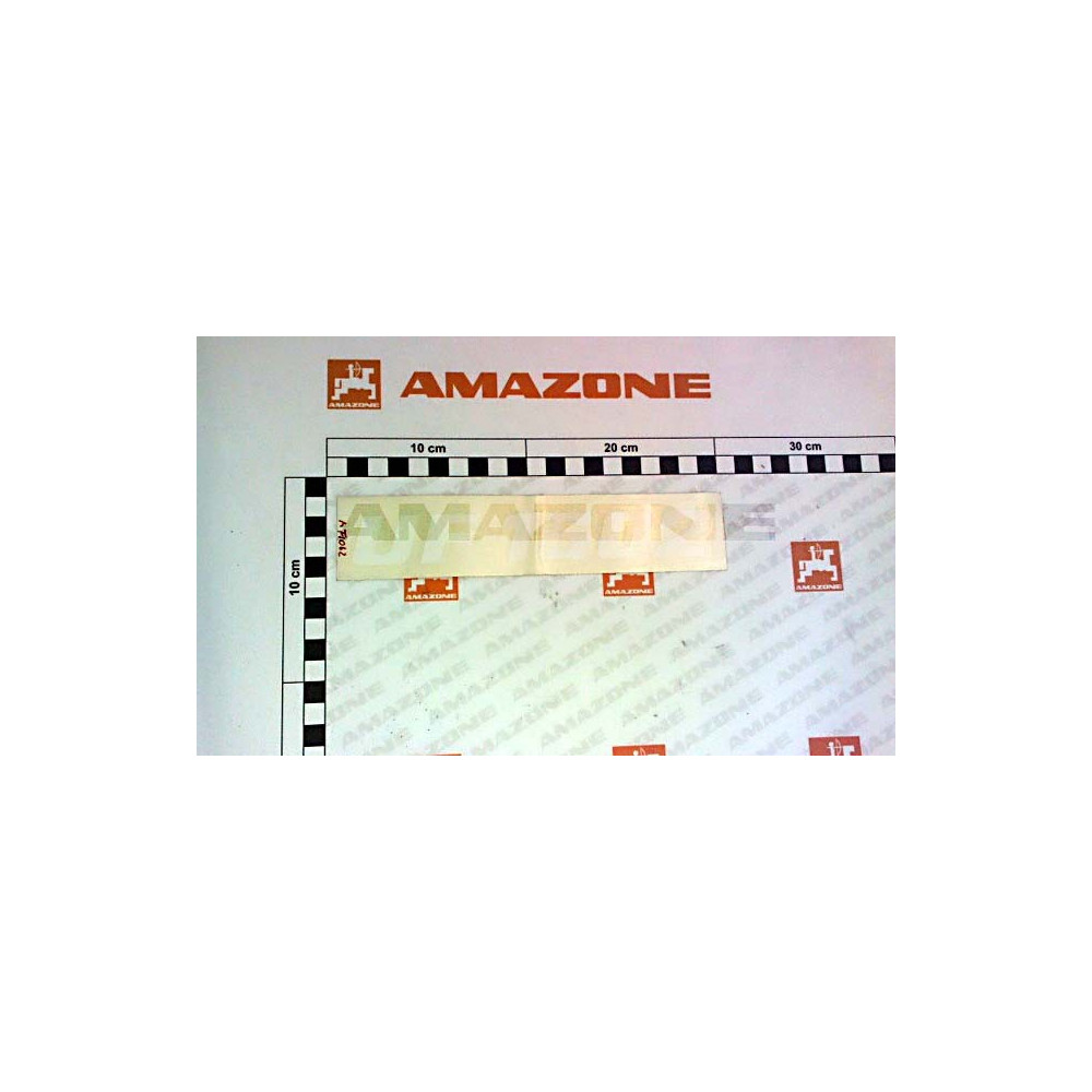 Autocollant blanc UF1602 MF1062 Amazone