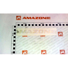 Autocollant UF 2002 blanc L 193 Réf. MF1064 - AMAZONE Autocollant UF 2002 blanc L 193 Réf. MF1064 - AMAZONE