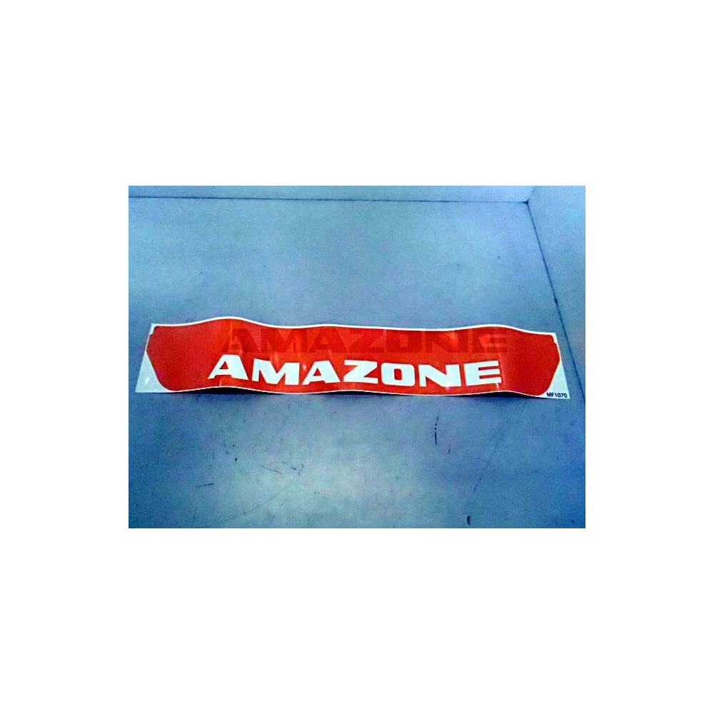 Autocollant "AMAZONE" orange MF1070 Amazone