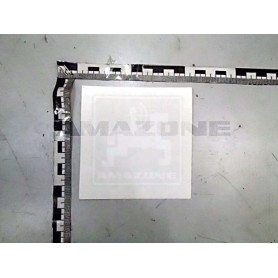 Autocollant amazone blanc logo MF1126 Amazone