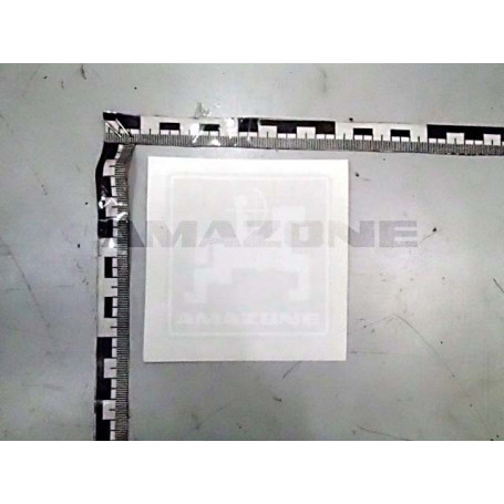 Autocollant amazone blanc logo Réf. MF1126 - AMAZONE Autocollant amazone blanc logo Réf. MF1126 - AMAZONE