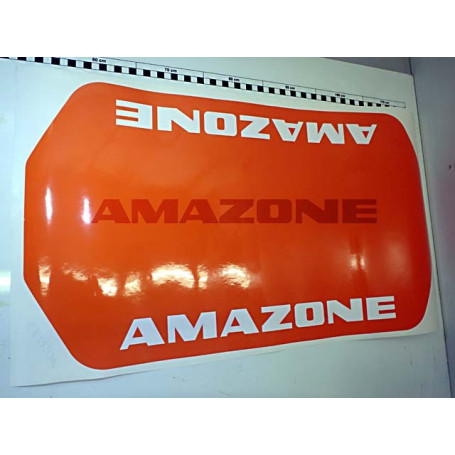 Autocollant amazone orange Réf. MF1289 - AMAZONE Autocollant amazone orange Réf. MF1289 - AMAZONE