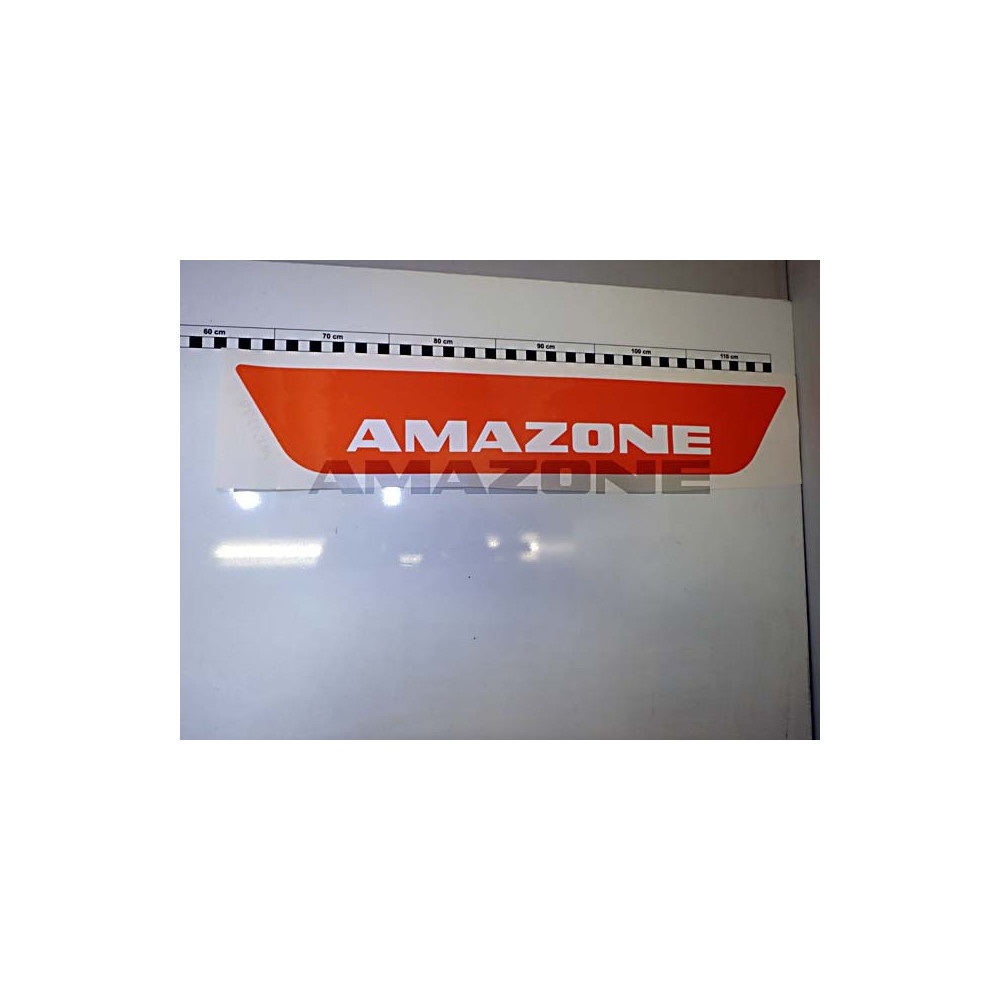 Autocollant "AMAZONE" orange MF1344 Amazone