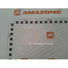 Autoco. logo amazone blanc Réf. MF1391 - AMAZONE Autoco. logo amazone blanc Réf. MF1391 - AMAZONE