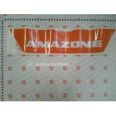 Autocollant amazone fond orange Réf. MF1413 - AMAZONE Autocollant amazone fond orange Réf. MF1413 - AMAZONE
