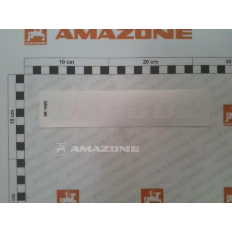 Autocollant UF1302 Réf. MF1425 - AMAZONE Autocollant UF1302 Réf. MF1425 - AMAZONE