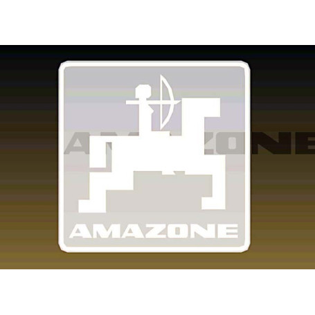 Autocollant logo amazone blanc Réf. MF1480 - AMAZONE Autocollant logo amazone blanc Réf. MF1480 - AMAZONE