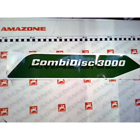 Autocollant vert combidisc 3000 Réf. MF1492 - AMAZONE Autocollant vert combidisc 3000 Réf. MF1492 - AMAZONE