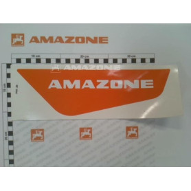 Autocollant orange KE amazone DR MF1559 Amazone