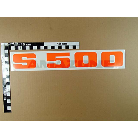 AUTOCOLLANT S 500 L_321 H_48 AWN090 Réf. MF161 AMAZONE