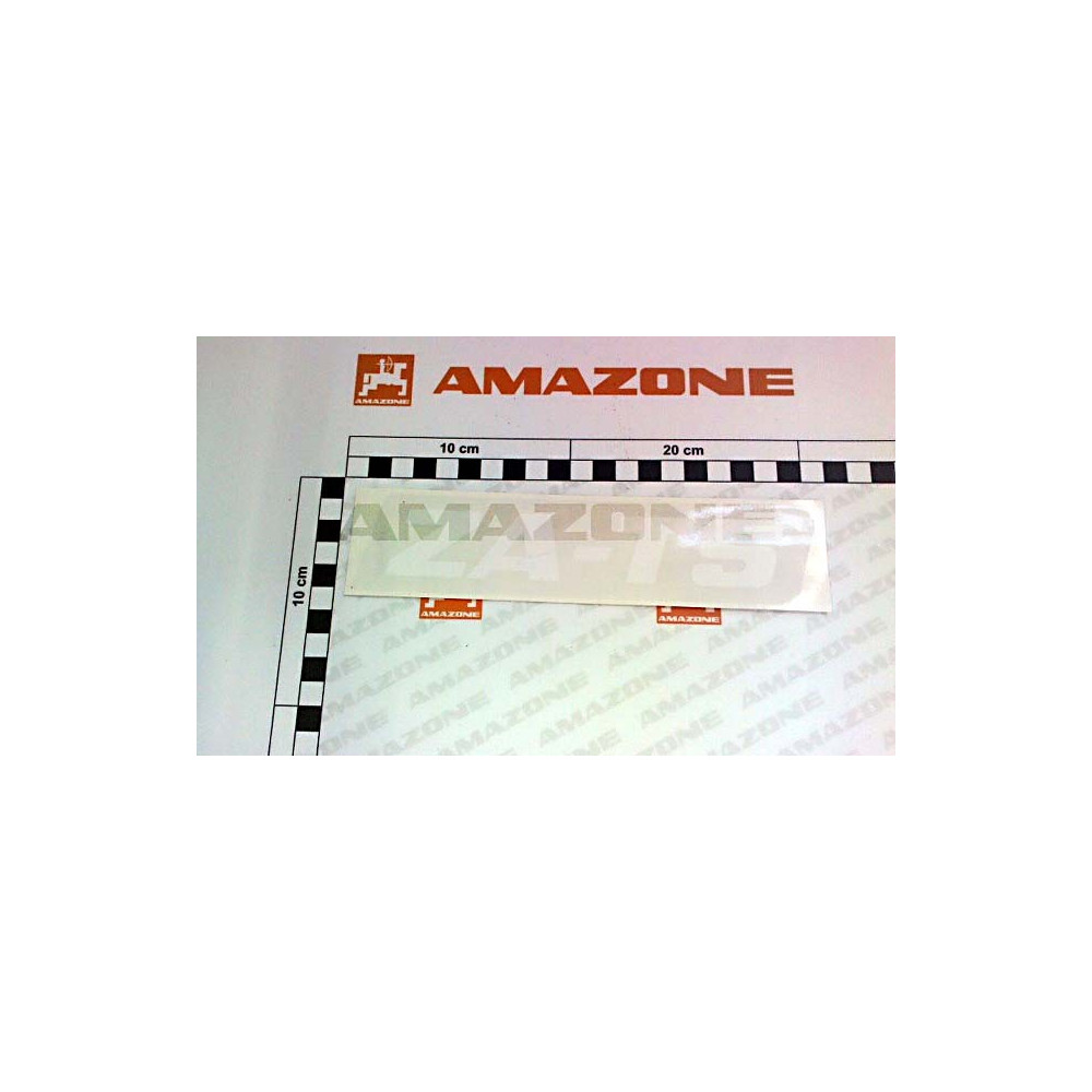 Autocollant blanc zats MF1611 Amazone