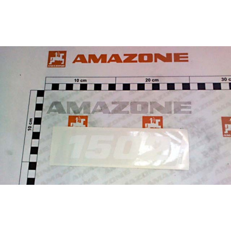 Autocollant blanc 1502 Réf. MF1618 - AMAZONE Autocollant blanc 1502 Réf. MF1618 - AMAZONE