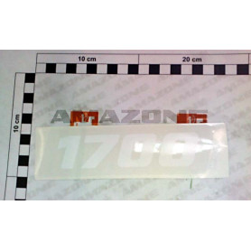 Autocollant blanc 1700 MF1620 Amazone