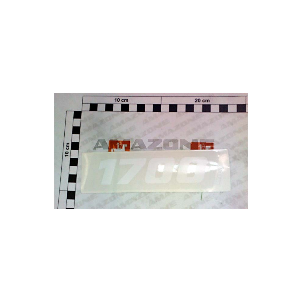 Autocollant blanc 1700 MF1620 Amazone