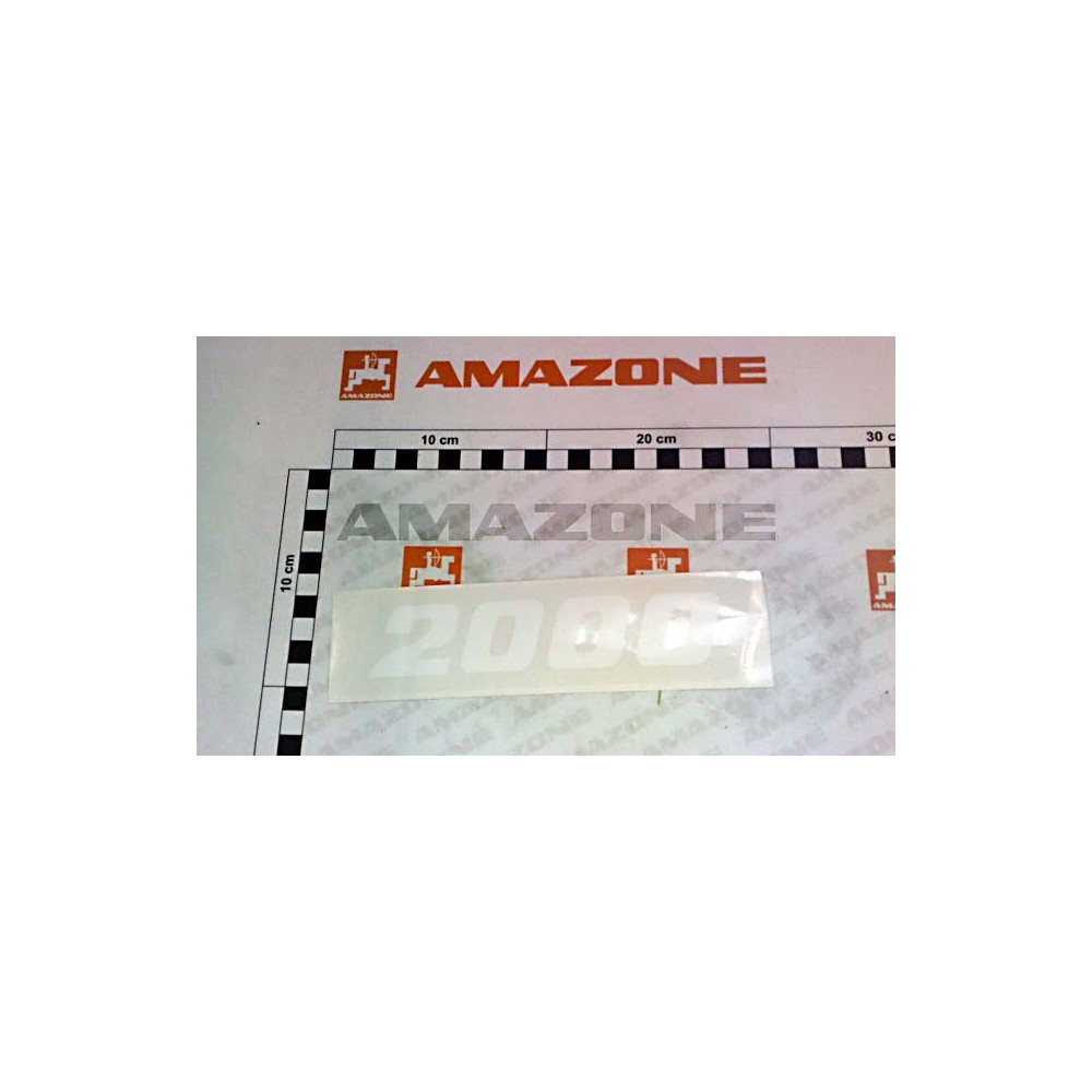 Autocollant ZA-V 2000 blanc MF1621 Amazone