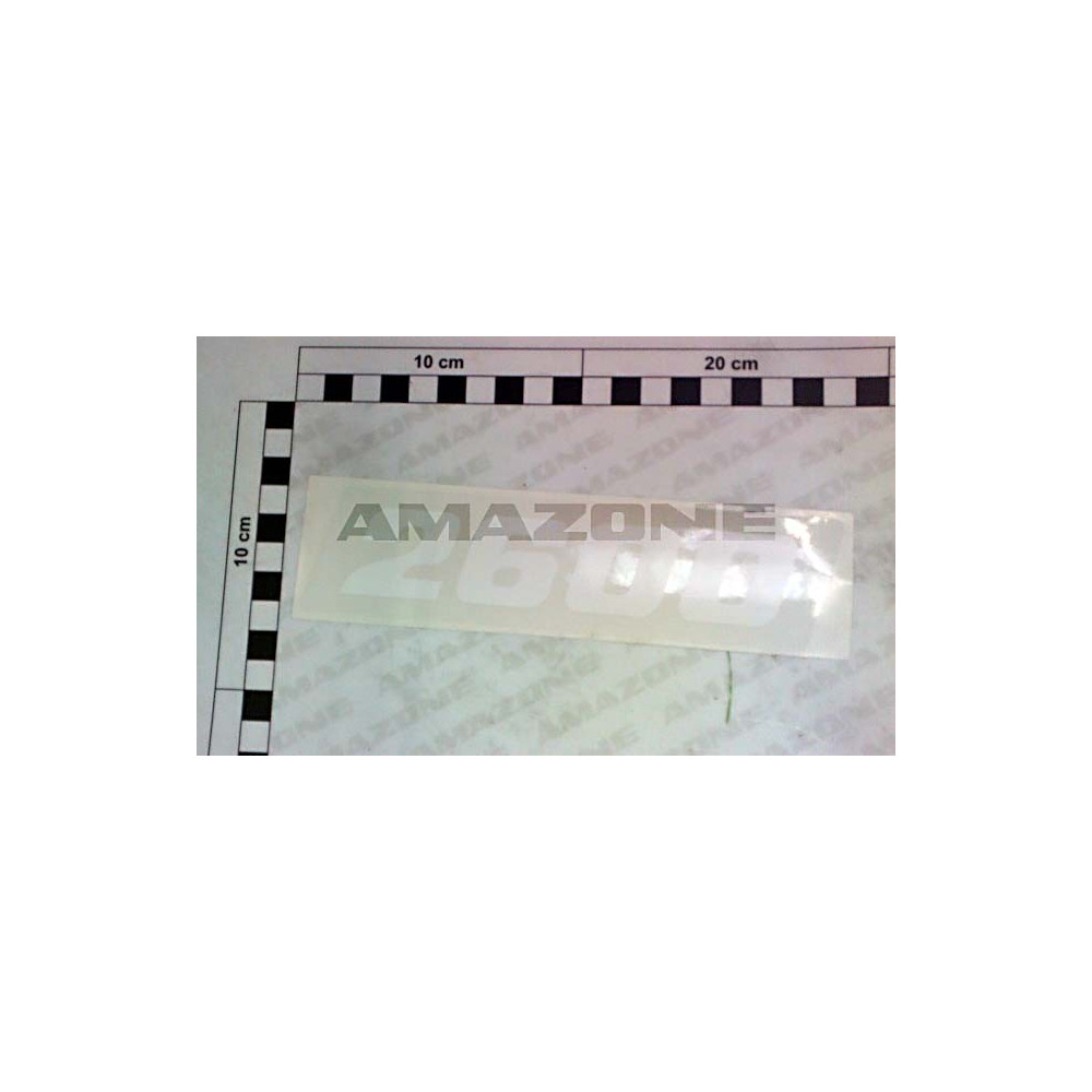 Autocollant blanc 2600 MF1623 Amazone