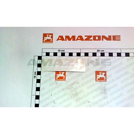Autocollant hydro blanc Réf. MF1631 - AMAZONE Autocollant hydro blanc Réf. MF1631 - AMAZONE
