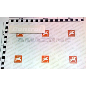 Autocollant control blanc MF1633 Amazone