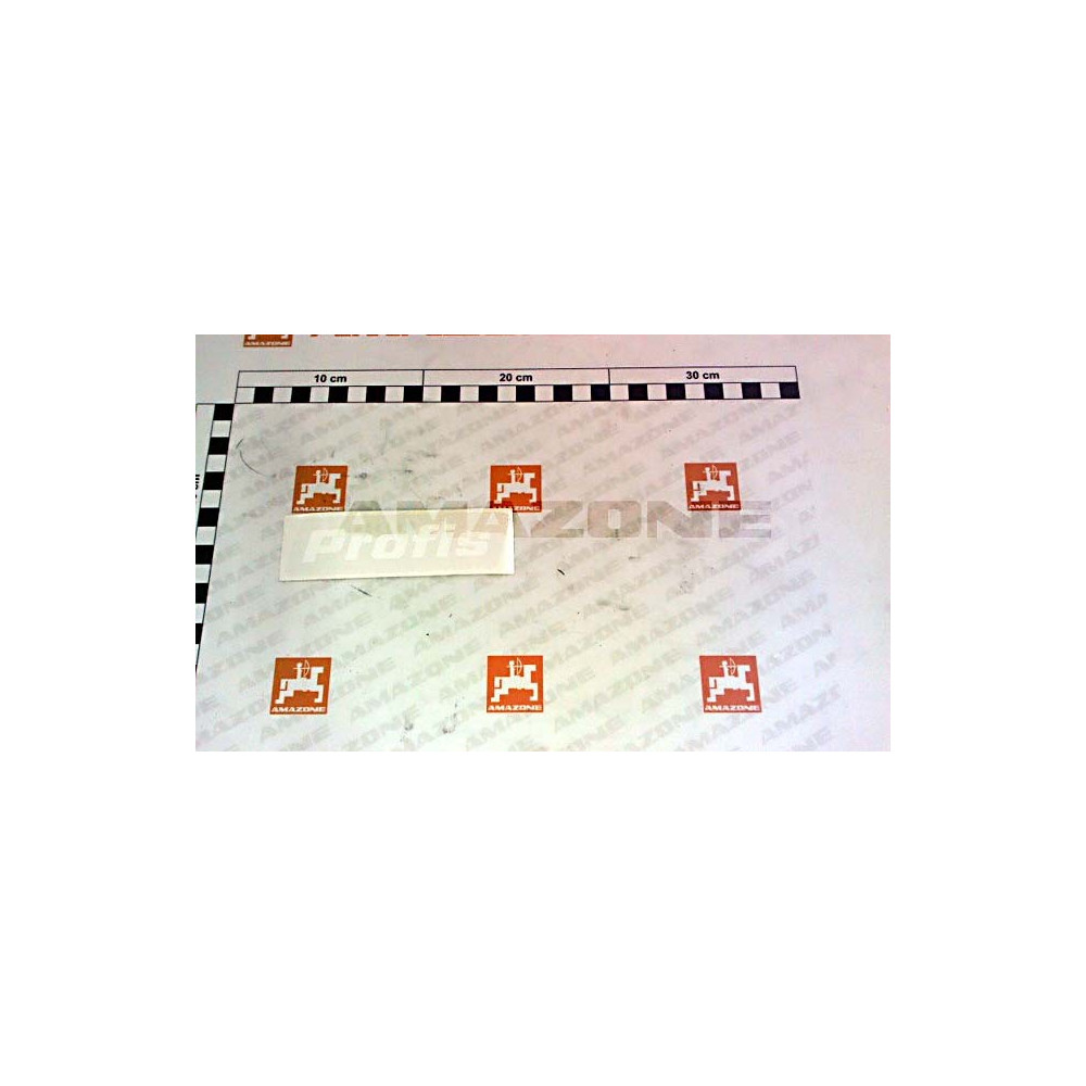 Autocollant blanc profis MF1634 Amazone