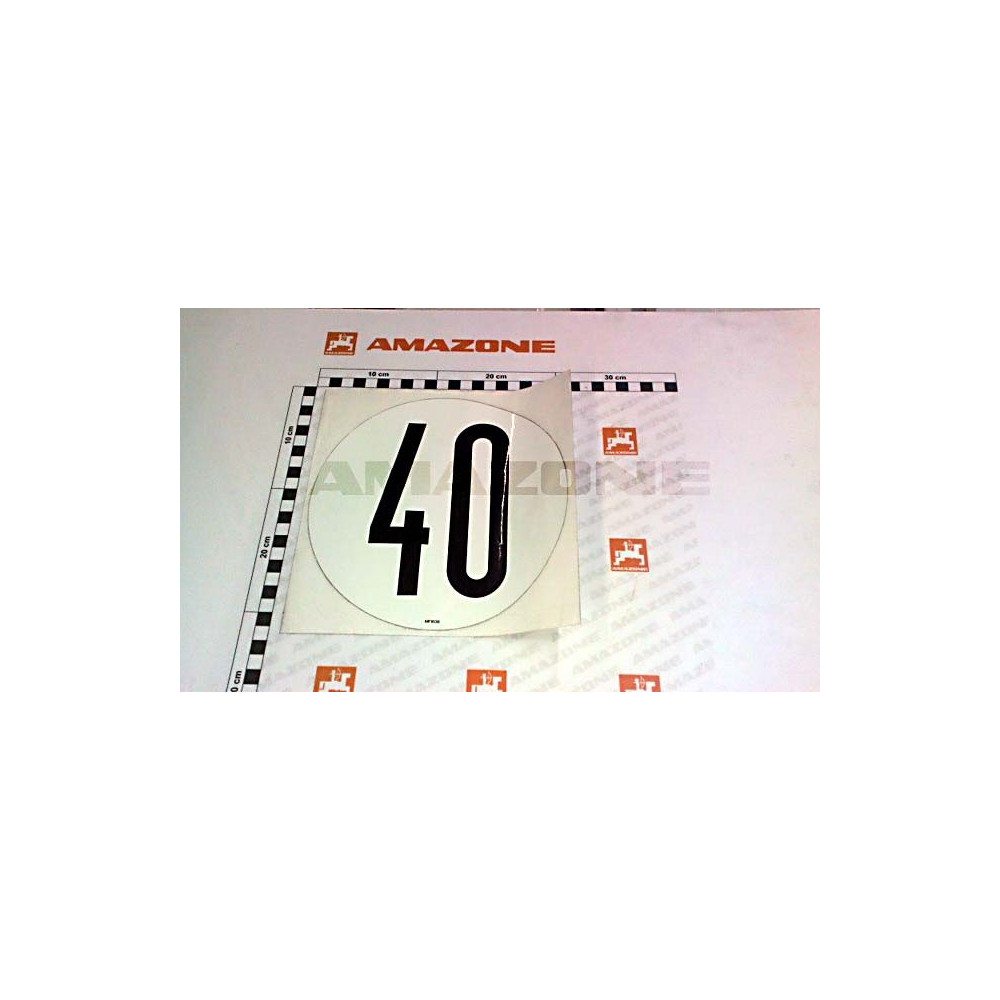Autocollant 40 km/h FR MF1636 Amazone