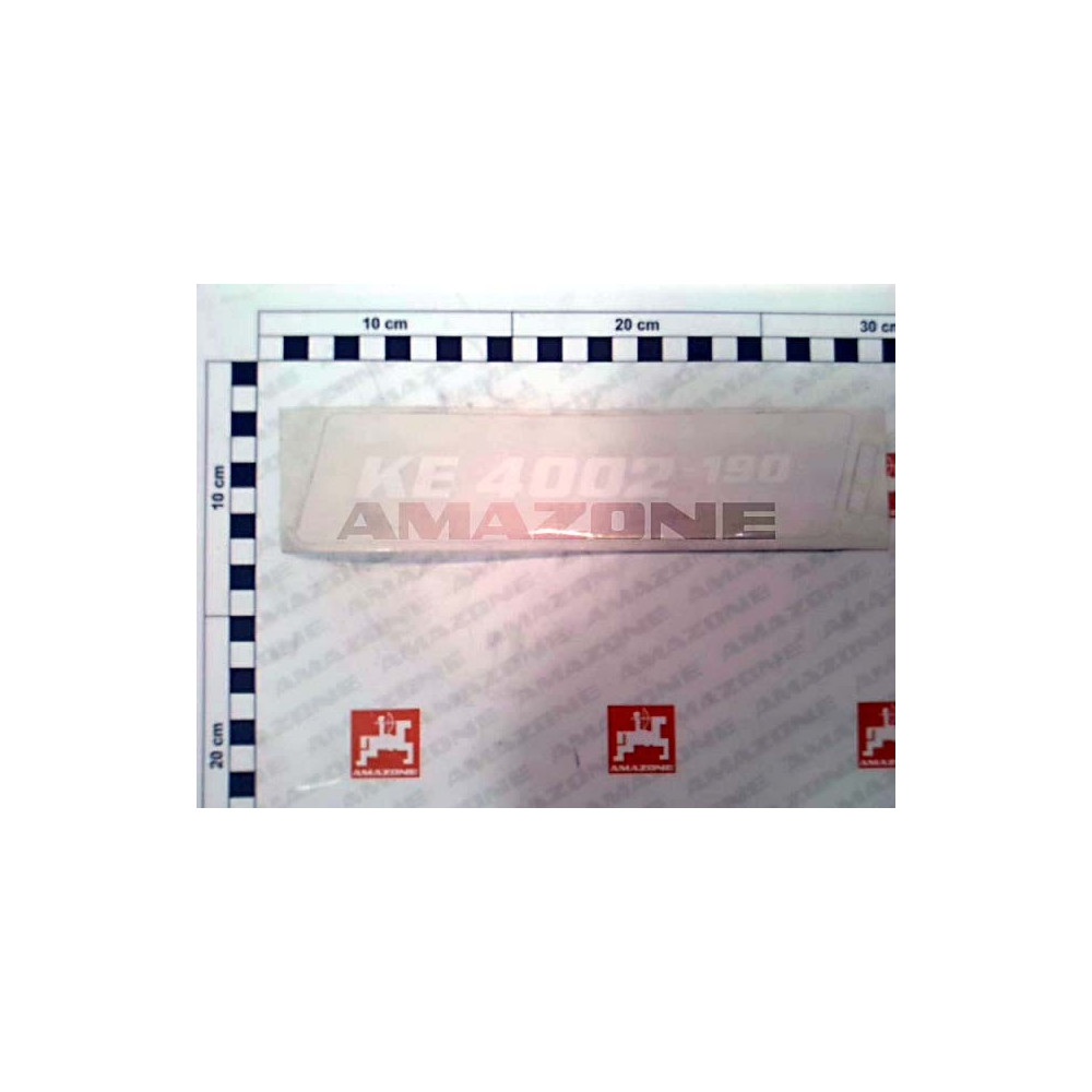 Autocollant blanc KE 4002 -190 MF1667 Amazone