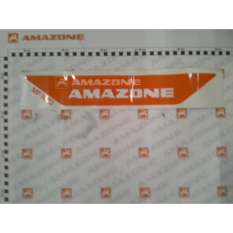 Autocollant amazone orange Réf. MF1673 - AMAZONE Autocollant amazone orange Réf. MF1673 - AMAZONE