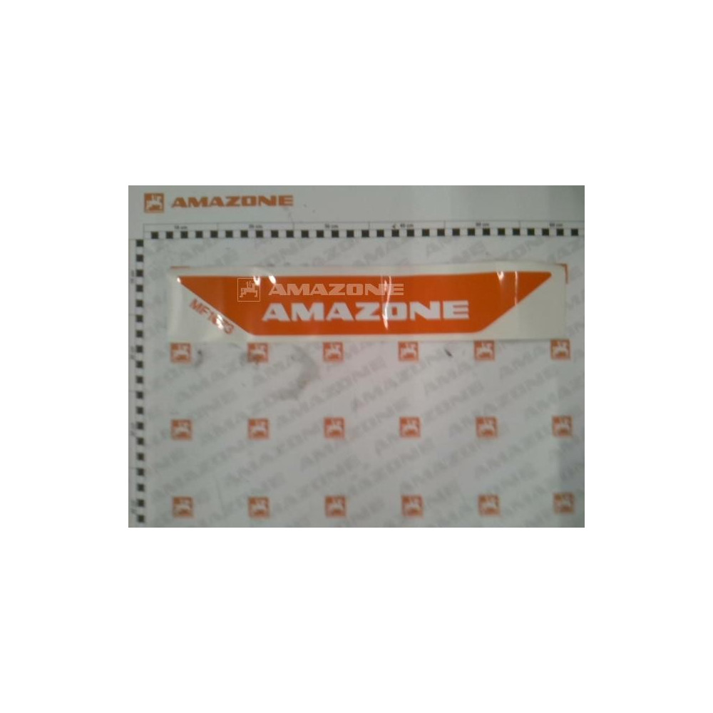 Autocollant amazone orange MF1673 Amazone
