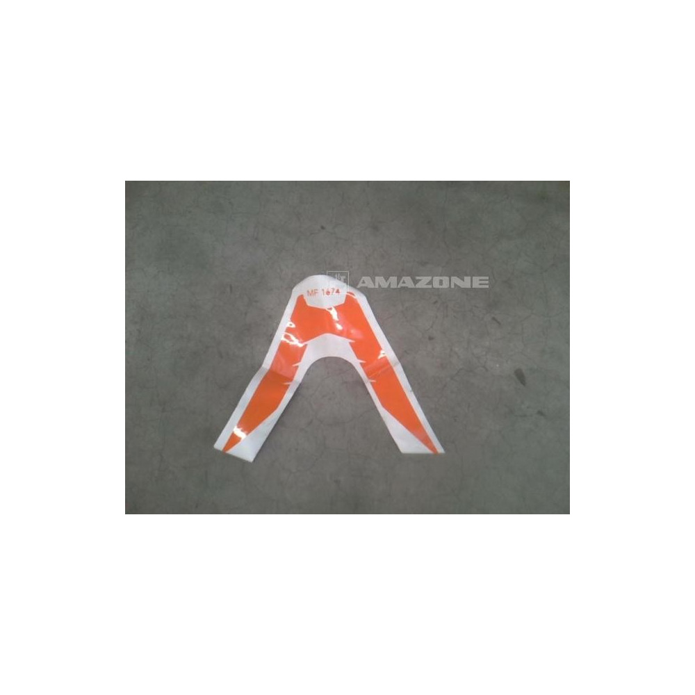 Autocollant orange MF1674 Amazone