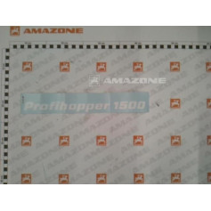 Autocollant blanc profihopper 1500 Réf. MF1809 - AMAZONE Autocollant blanc profihopper 1500 Réf. MF1809 - AMAZONE