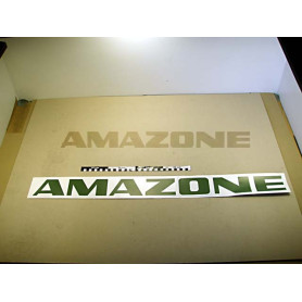 Autocollant amazone vert L900 H78 MF193 Amazone