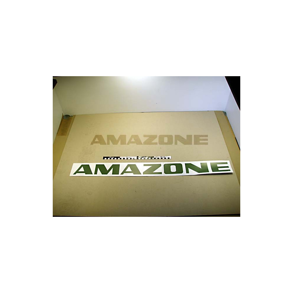 Autocollant amazone vert L900 H78 MF193 Amazone