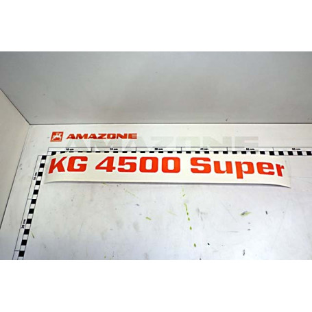 Autocollant "KG4500SUPER" Réf. MF232 - AMAZONE Autocollant "KG4500SUPER" Réf. MF232 - AMAZONE