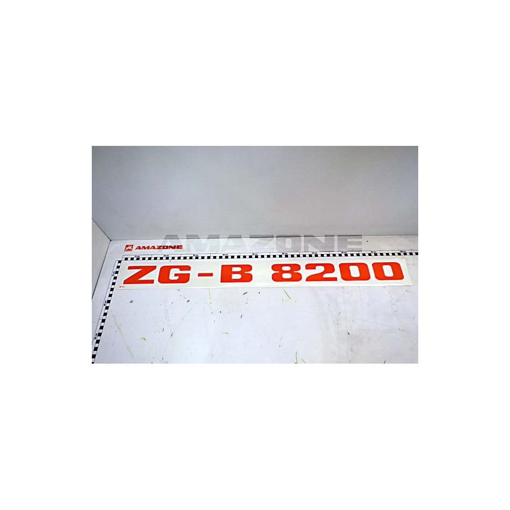 Autocollant ZGB8200 L_896 H_70 ZGB MF301 Amazone