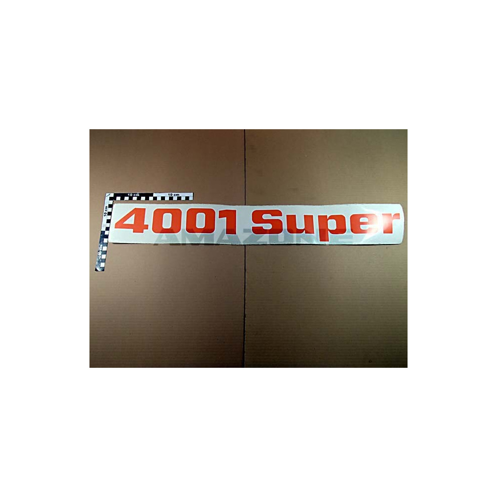 Autocollant "4001 SUPER" centaur MF349 Amazone