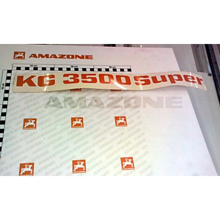 AUTOCOLLANTKG 3500 SUPER L_500 H_35 Réf. MF396 AMAZONE AUTOCOLLANTKG 3500 SUPER L_500 H_35 Réf. MF396 AMAZONE